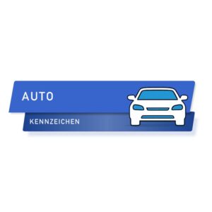 Auto-Kennzeichen
